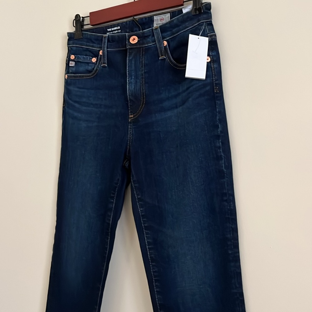 π AG Adriano Goldschmidt Dark Wash Denim Jeans - Picture 5 of 16